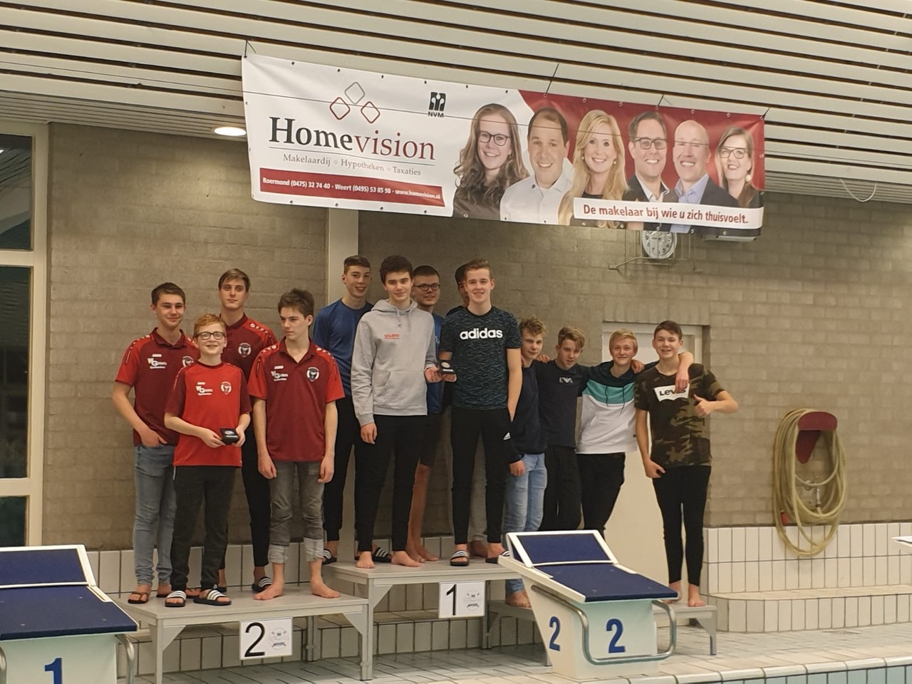 Heren B op podium bij Nieuwjaarswedstrijd Weert