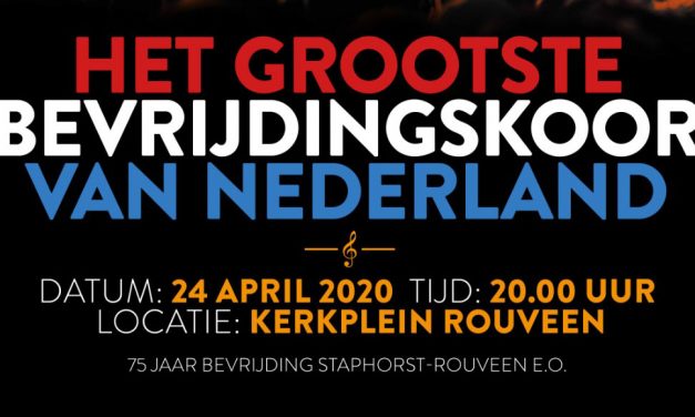 24 april: Het Grootste Bevrijdingskoor van Nederland! in Rouveen