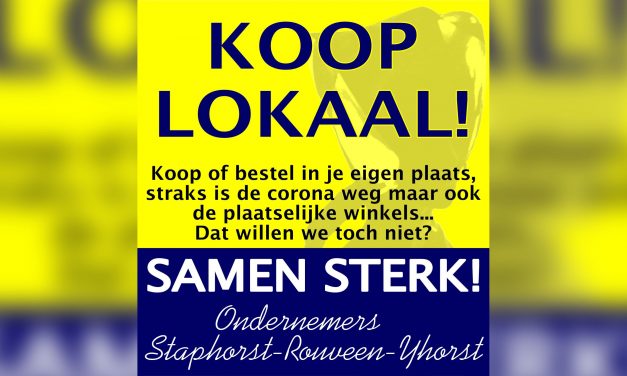 Oproep O.S.R: Koop lokaal!