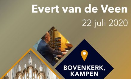 Evert van de Veen -dit jaar 40 jaar organist- geeft orgelconcert in de Bovenkerk!