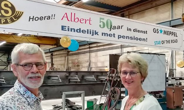 Albert Domine na 50 jaar ‘GS Meppel’ met pensioen