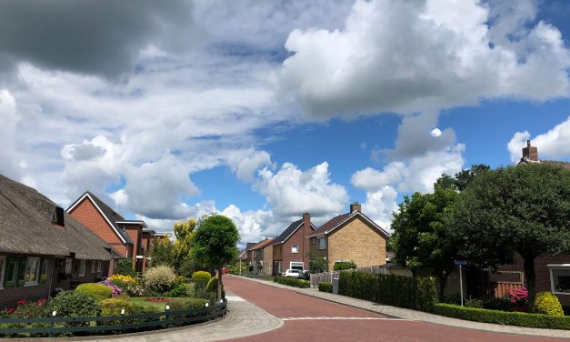 Mooie lucht boven Staphorst-Noord