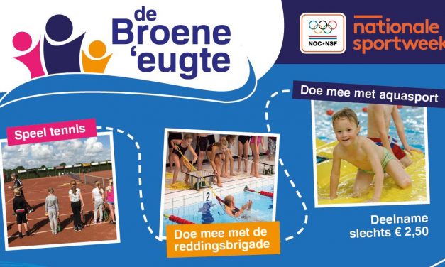 Nationale sportweek, doe jij mee?