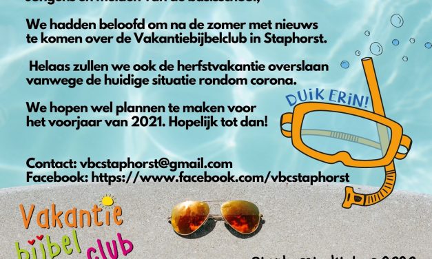 Jongens en meiden van de basisschool opgelet