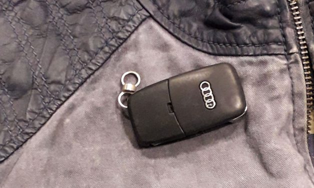 Audi sleutel gevonden in ingeleverde kleding (Update)