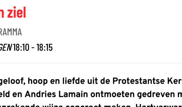 Jan de Lange uit Rouveen op TV