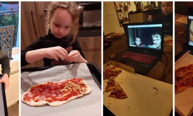 Leerlingen OBS de Berkenhorst sluiten thuisonderwijs af met online La Plaza Pizza maken