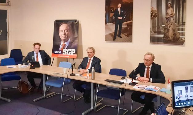 Verkiezingsavond SGP in het kader van TK verkiezingen