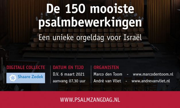 Stichting Psalmzangdag streamt alle psalmen vanuit Den Haag