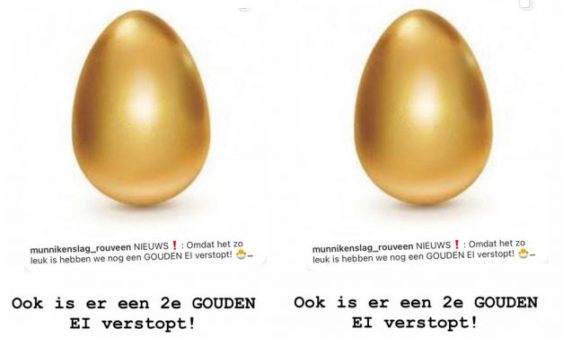 GOUDEN EI verstopt in de kern van Rouveen (update – ei gevonden) nog een ei?