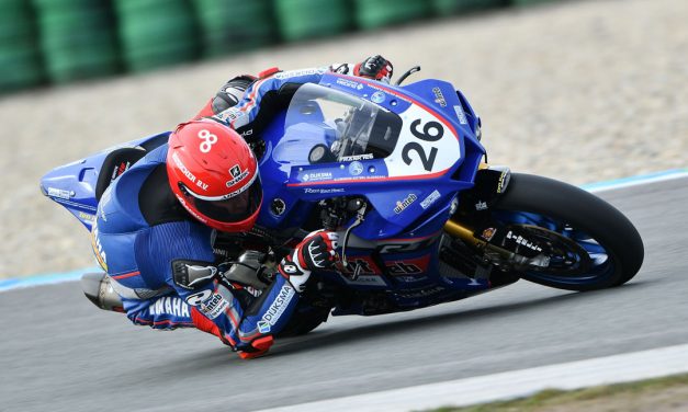 Frank Nieman aan de start bij openingsronde IDM Oschersleben