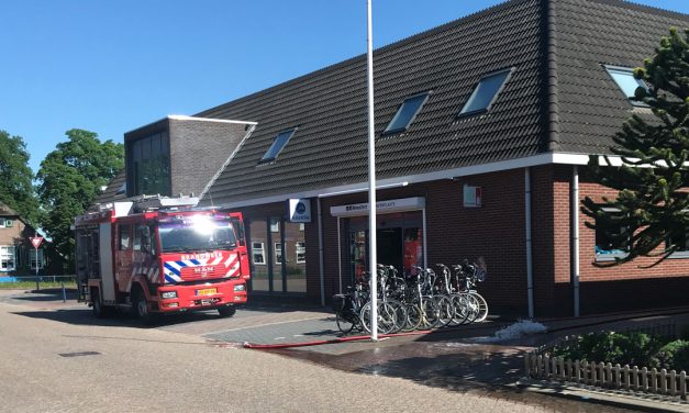 Wateroverlast bij Meesters Tweewielers, waterfietsttestbaan lek?