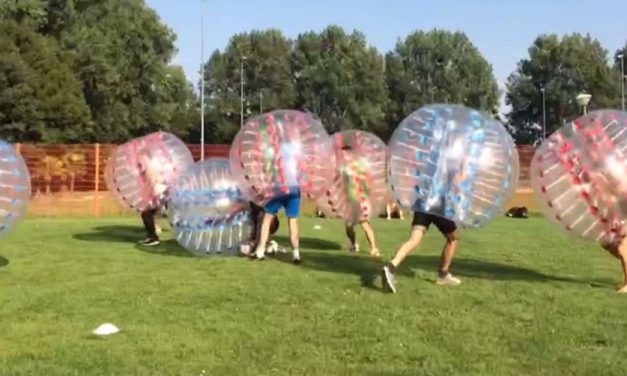 Woensdag 21 juli Bubbelvoetbal