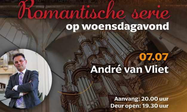 André van Vliet opent romantische woensdagavond-serie in Bovenkerk Kampen