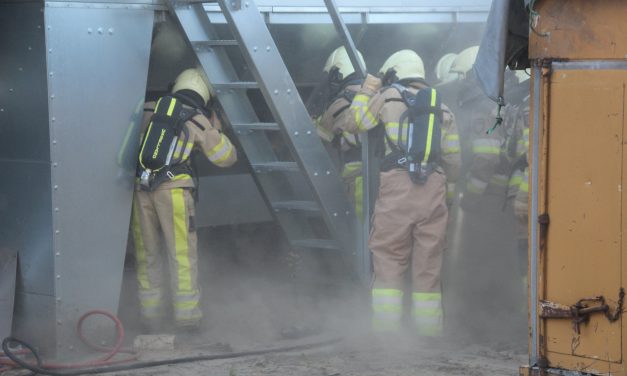 Brand in afzuiginstallatie bij bedrijf in Staphorst