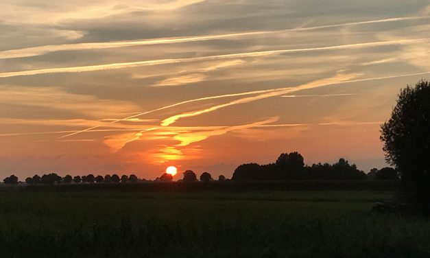 Hoe mooi kan de ondergang van de zon zijn !