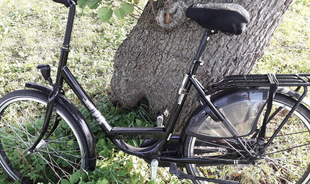 Fiets gevonden in tuin