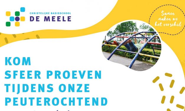 Peuterochtend CBS De Meele