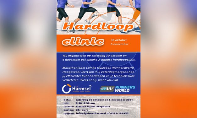 Verfijn je hardlooptechniek met de hardloopclinic van Ter Harmsel