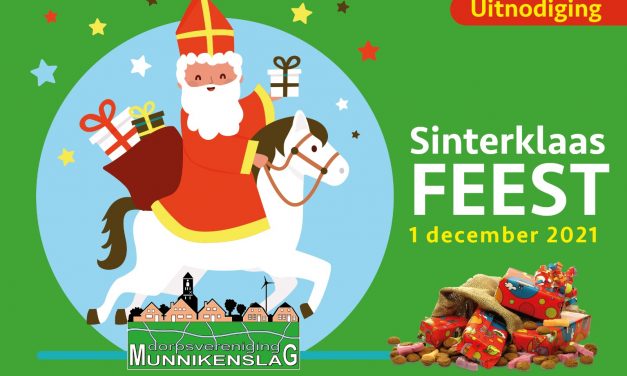 Uitnodiging Sinterklaasfeest 1 december 2021