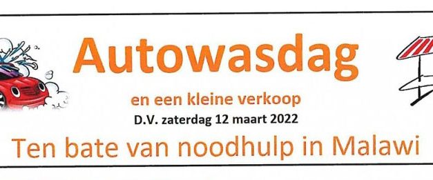 Autowasdag Stéphanos en Timotheos t.b.v. noodhulp in Malawi
