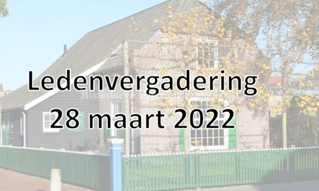 Algemene ledenvergadering Historische Vereniging Staphorst