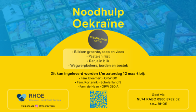 RHOE help vluchtelingen Oekraïne