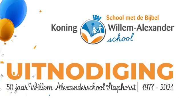 Willem-Alexanderschool nodigt uit voor jubileumavond