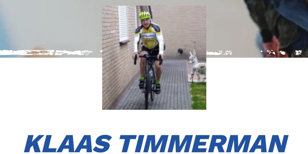 Sponsor ook Klaas Timmerman voor het goede doel