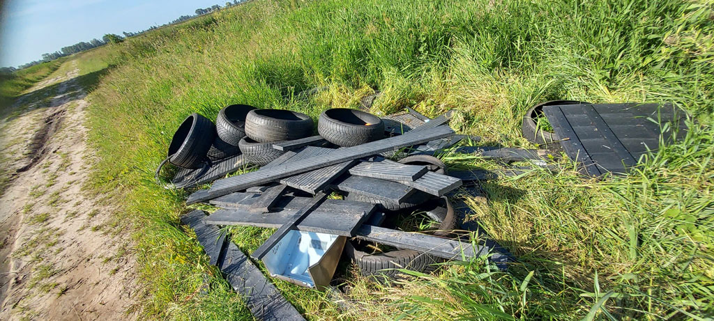 Weer afvaldumping in buitengebied