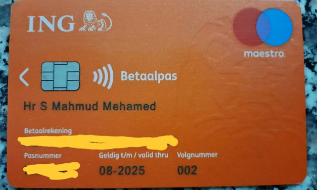 Bankpas gevonden: Mahmud Mehamed