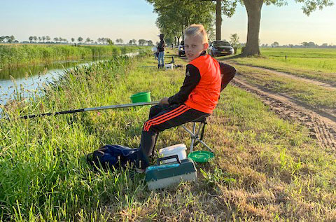 Jeugd gaat donderdag weer vissen