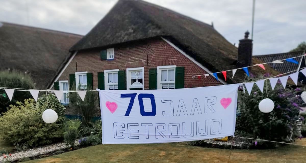 Hendrik en Trijntje Witte 70 jaar getrouwd