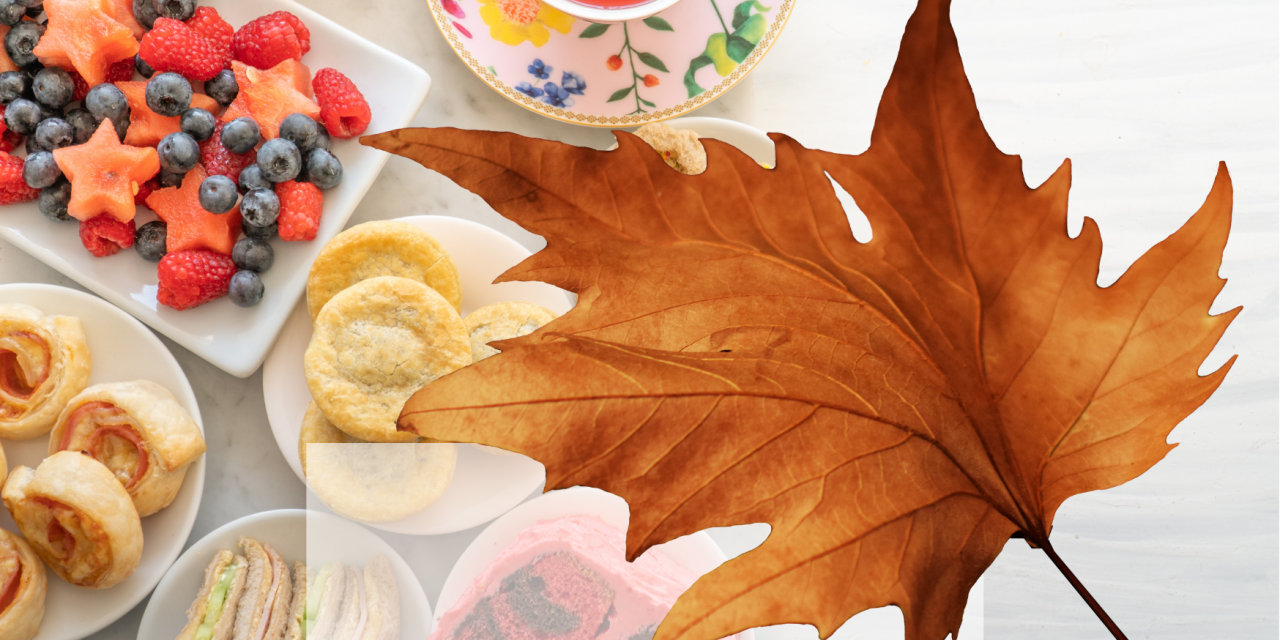 High Tea en herfststuk maken