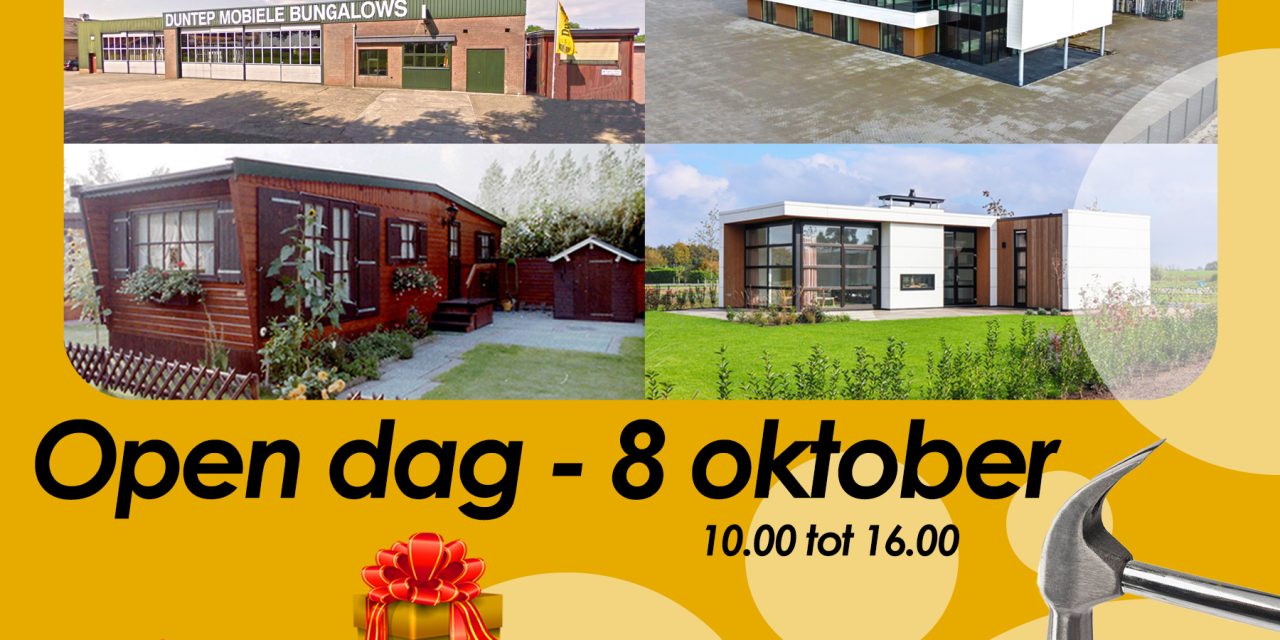 Open huis Duntep | Zaterdag 8 oktober | van 10.00 tot 16.00 uur | vrije inloop