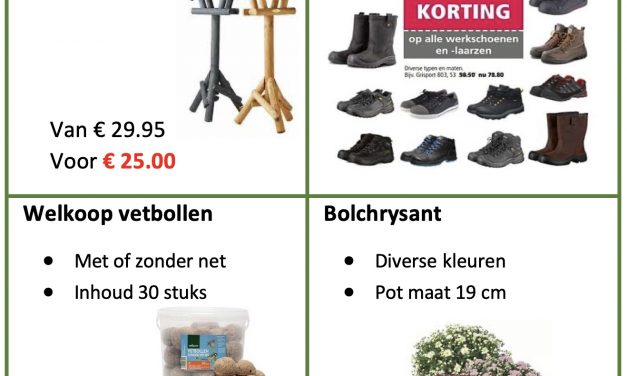 HERFST ACTIES bij Welkoop Staphorst!