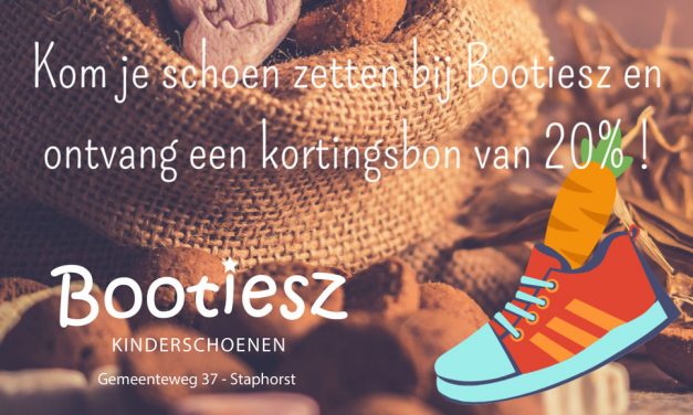 Kom je schoen zetten bij Boetiesz en ontvang een kortingsbon