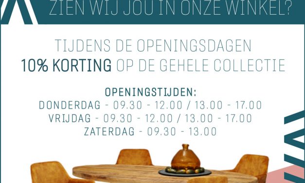 Staphorst: Opening Bivista Meubelen op 8 december