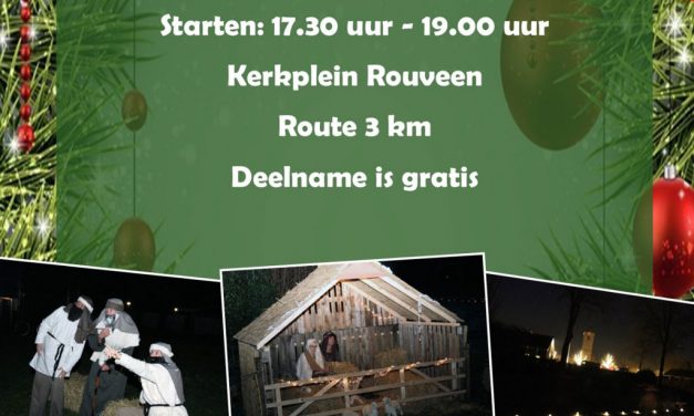 Zaterdag Kerstwandeling Rouveen, bekijk hier alvast de route en wat er te doen is