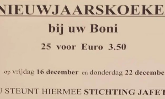 Versgebakken Nieuwjaarskoeken bij de Boni