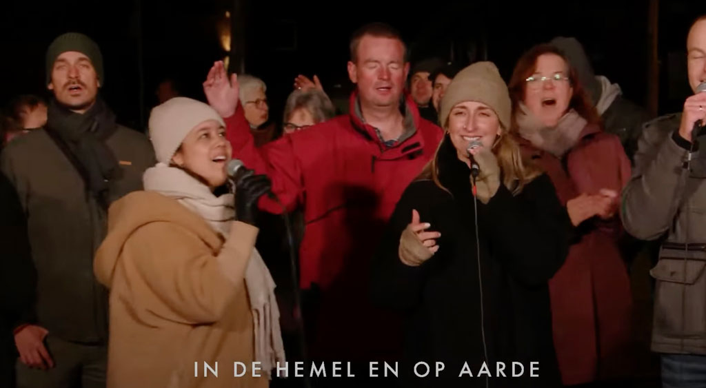 Gisteravond feest op marktplein