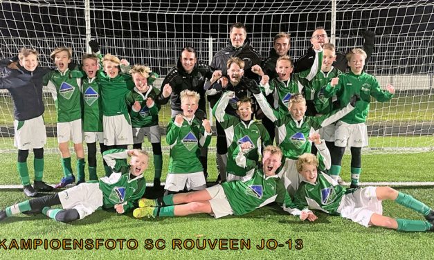 SC Rouveen JO13 kampioen