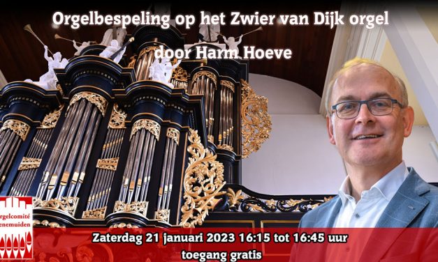 Harm Hoeve sluit workshop gemeentezangbegeleiding zaterdag 21 januari af met orgelconcert