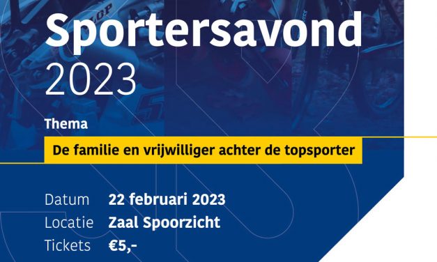 Sportersavond:’de familie en vrijwilliger achter de topsporter’