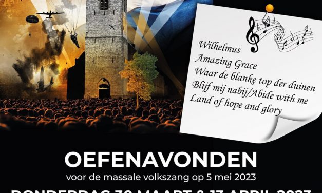 Donderdag 30 maart is het zover! 𝗗𝗲 𝗲𝗲𝗿𝘀𝘁𝗲 𝗼𝗲𝗳𝗲𝗻𝗮𝘃𝗼𝗻𝗱!🎼🎶🎵Wie is erbij? Zing mee met het grootste vrijheidskoor!