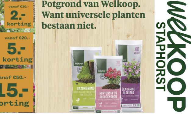 Welkoop Staphorst: Koningsdag geopend, meer plantjes is meer korting