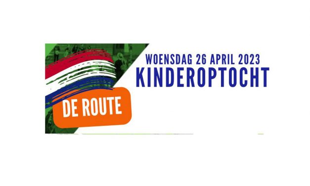 Kinderoptocht Rouveen: de route en oproep auto op oprit te parkeren