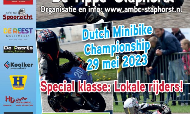 Tweede Pinksterdag Dutch Minibike Championship in Staphorst