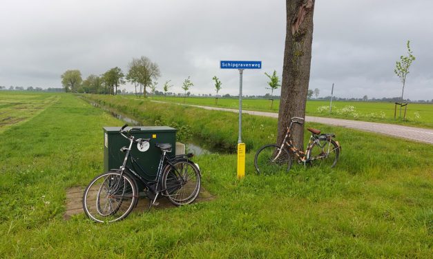 Fietsen blijven staan na autorodeo