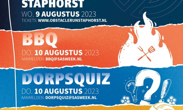 Stichting Activiteiten Staphorst maakt zich op voor de eerste SAS-week ooit